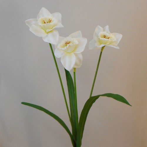 Artificial Daffodils Bunch 7 Flowers 47cm Artificial Flowers